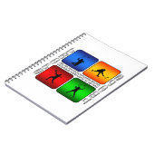 豪華なバドミントン ノートブック (左側)