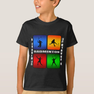 豪華なバドミントン Tシャツ
