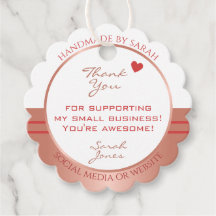 豪華なバラ金ゴールドと白い包装ありがとう