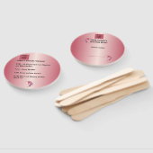 豪華なバラ金ゴールドチャリティーオークション ハンドファン (組立なし)