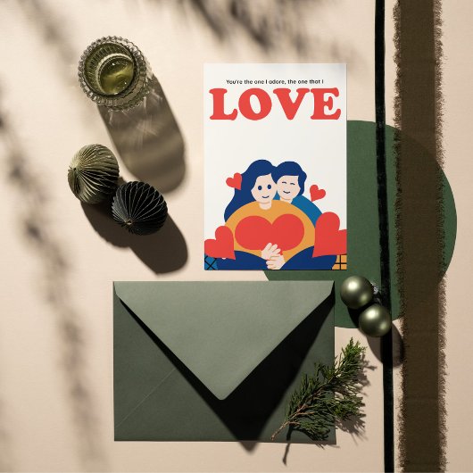 豪華なバレンタインデーのカード シーズンカード