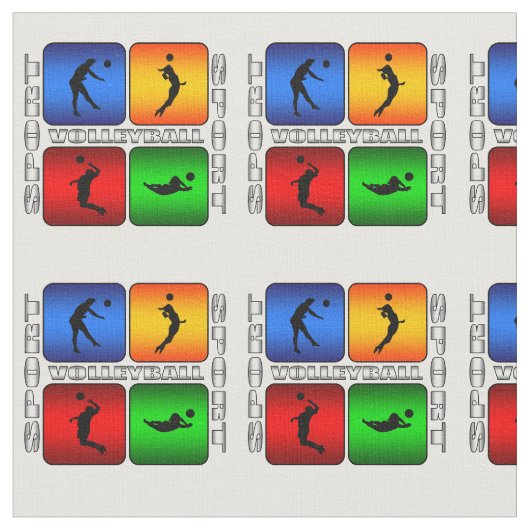 豪華なバレーボール ファブリック (クローズアップ)