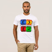 豪華なバレーボール Tシャツ (正面フル)