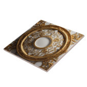 豪華なバロック様式の陶磁器タイル タイル (側面)