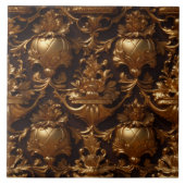 豪華なバロック様式の陶磁器タイル タイル (正面)