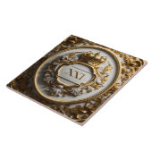 豪華なバロック様式の陶磁器タイル タイル (側面)