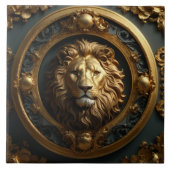 豪華なバロック様式の陶磁器タイル タイル (正面)