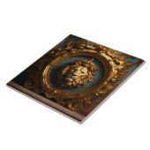 豪華なバロック様式の陶磁器タイル タイル (側面)