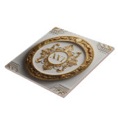 豪華なバロック様式の陶磁器タイル タイル (側面)