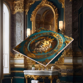 豪華なバロック様式の陶磁器タイル タイル