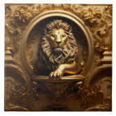 豪華なバロック様式の陶磁器タイル タイル (正面)