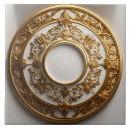 豪華なバロック様式の陶磁器タイル タイル