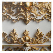 豪華なバロック様式の陶磁器タイル タイル (正面)