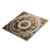 豪華なバロック様式の陶磁器タイル タイル (側面)