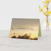 豪華なバースデー・カード カード (黄色い花)