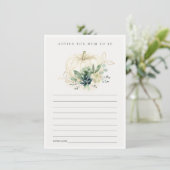 豪華なパンプキンアドバイス ママになるためのベビーシャワー エンクロージャーカード (スタンド正面)