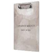 豪華なパール金属サロンモノグラム クリップボード (左)