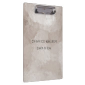 豪華なパール金属サロンモノグラム クリップボード (右)