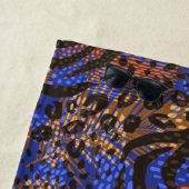 豪華なヒョウとゼブラのプリントパターン ビーチタオル (インサイチュ)