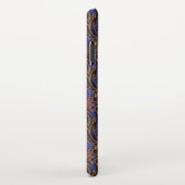 豪華なヒョウとゼブラのプリントパターン iPhoneケース (右側)