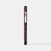 豪華なヒョウとゼブラのプリントパターン iPhoneケース (左側面)