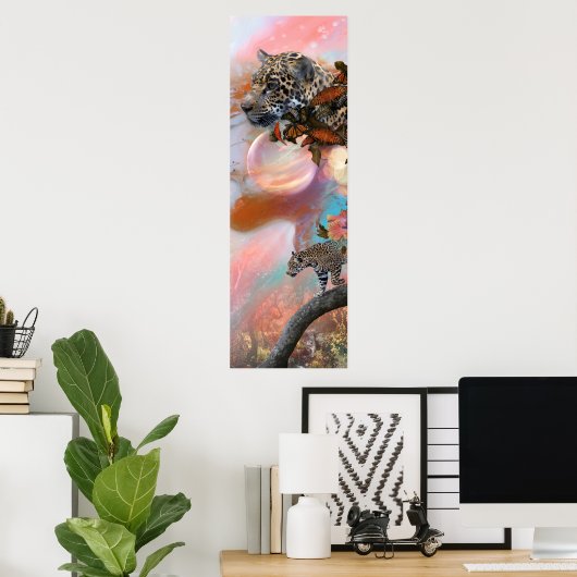 豪華なヒョウ ポスター (ホームオフィス)