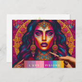 豪華なビジョン シーズンポストカード (正面/裏面)