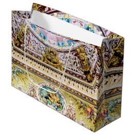 豪華なピンクの金ゴールドの収穫女神 ラージペーパーバッグ