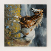 豪華なピント馬 ジグソーパズル (横)