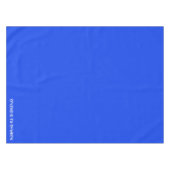 豪華なフェアウィーレンブルーの色名 テーブルクロス (正面(横))