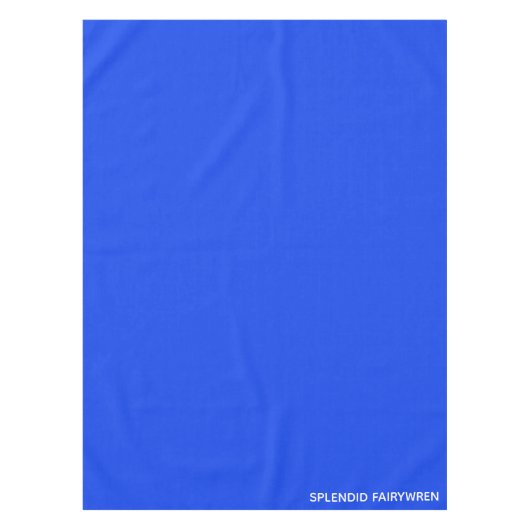 豪華なフェアウィーレンブルーの色名 テーブルクロス (正面)