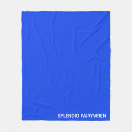 豪華なフェアウィーレンブルーの色名 フリースブランケット