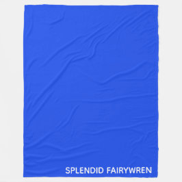 豪華なフェアウィーレンブルーの色名 フリースブランケット