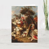 豪華なフローラと果物の静物生活 カード (正面)