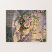 豪華なフローラの夢のようなソフトな焦点のシーン ジグソーパズル (横)