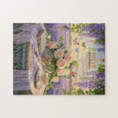 豪華なフローラの夢のようなソフトな焦点のシーン ジグソーパズル (横)