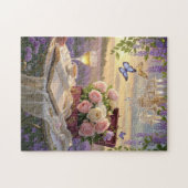 豪華なフローラの夢のようなソフトな焦点のシーン ジグソーパズル (横)