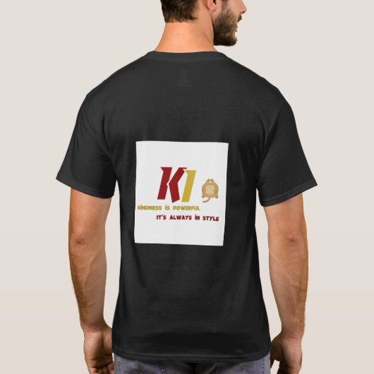 豪華なフローラカスケード Tシャツ (裏面)