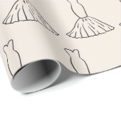 豪華なブライダルガウン結婚式のギフトシームレス ラッピングペーパー (ロールコーナー)