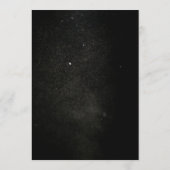 豪華なブラック＆ゴールドのカスタマイズ招待状カード 招待状 (裏面)