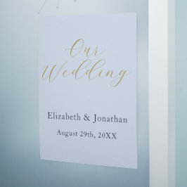 豪華なブルーの結婚式 ポスター