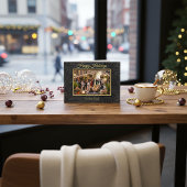 豪華なプリントのフェイクブラッククロコダイルテクスチャ写真 シーズンカード