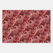 豪華なペイズリーパターン ラッピングペーパーシート (正面)