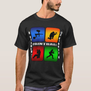 豪華なペイントボール Tシャツ