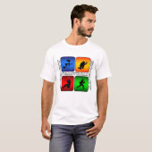 豪華なペイントボール Tシャツ (正面フル)