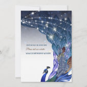 豪華なペコフレンズのイブニングウェディング招待状 招待状 (裏面)