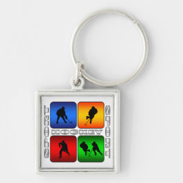 豪華なホッケー キーホルダー