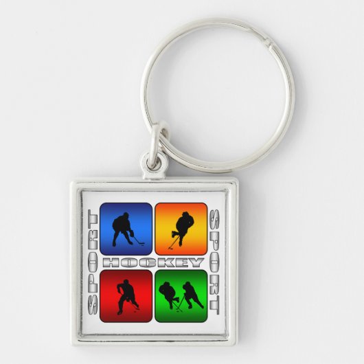 豪華なホッケー キーホルダー (正面)