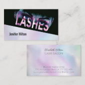 豪華なホログラフィックラッシュ分散効果ロゴ 名刺 (正面/裏面)