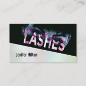 豪華なホログラフィックラッシュ分散効果ロゴ 名刺 (正面)